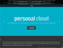 Tablet Screenshot of clouditalia.com
